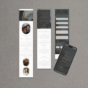 mountains mobile wedding website design