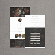 Floral Ophelia Wedding website example pages designed by The Little Paper Shop Nantwich