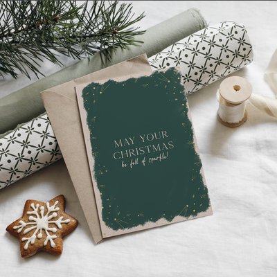 TLPS Foiled Christmas Card Pack - Sparkle