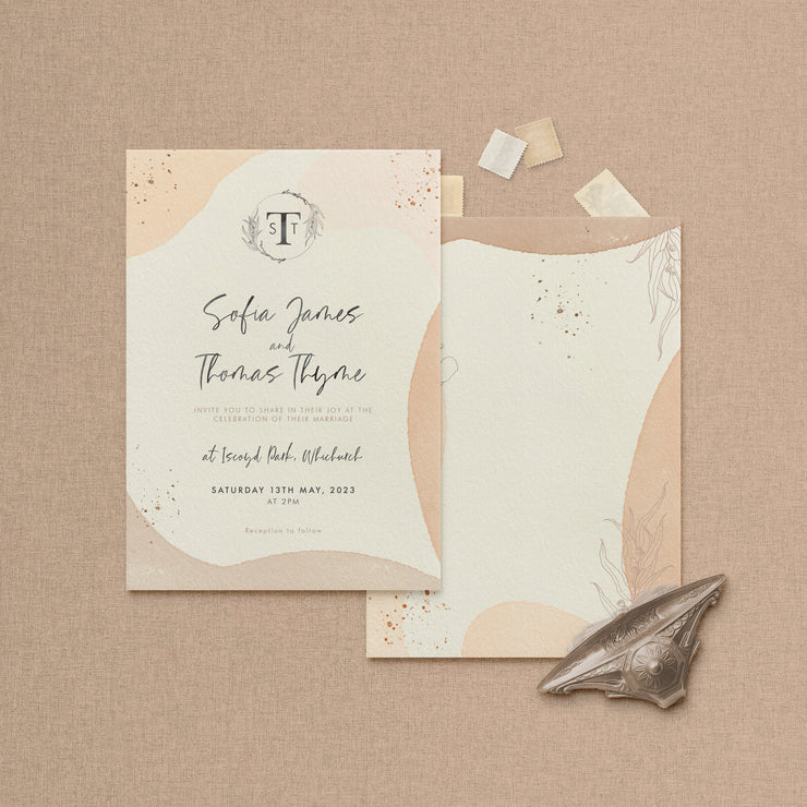 Sofia - Wedding Invitation - Neutral