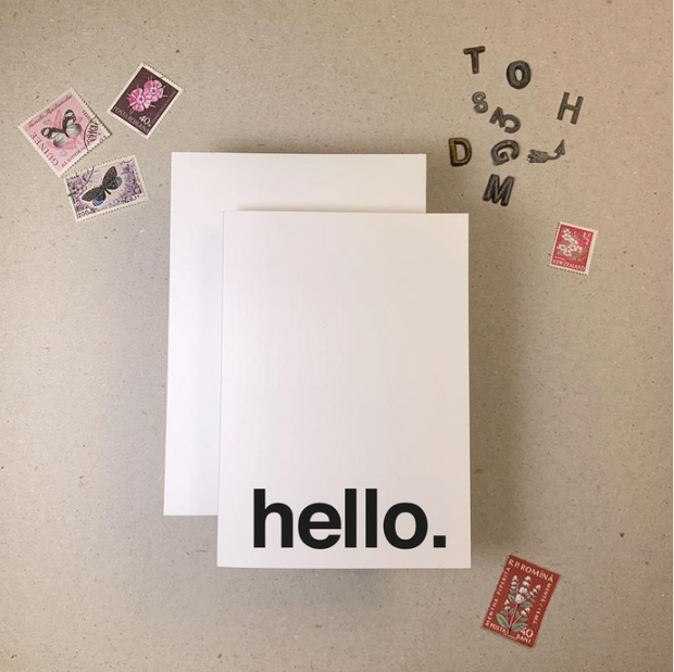 Imogen Owen - 'HELLO.' Greetings Card