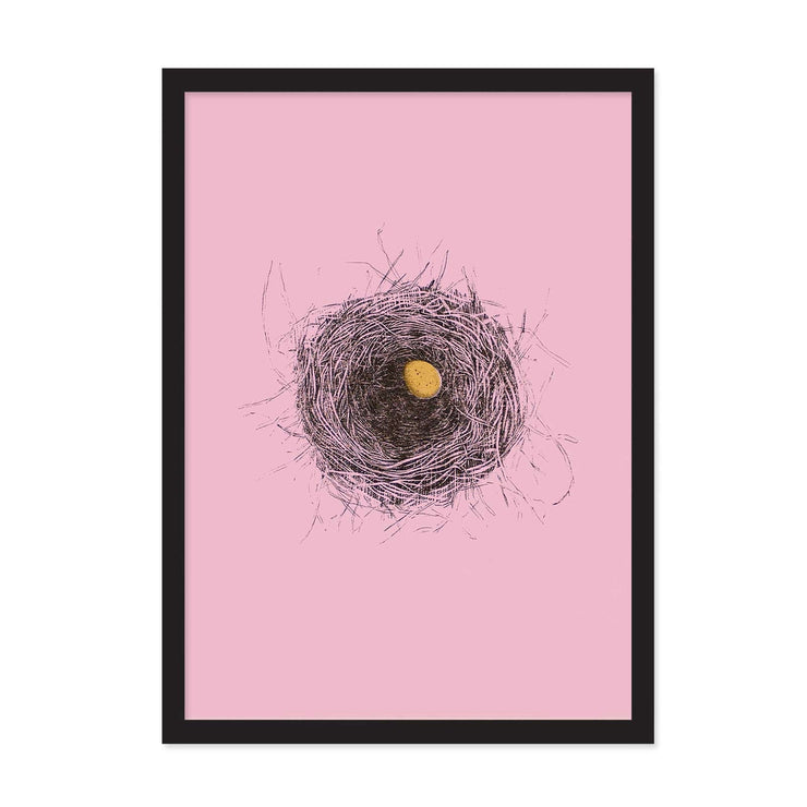 Ohh Deer - A4 Birds Nest Riso Print