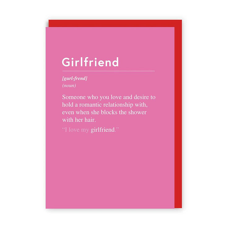Ohh Deer -  Girlfriend, Blocks The Shower Greeting Card