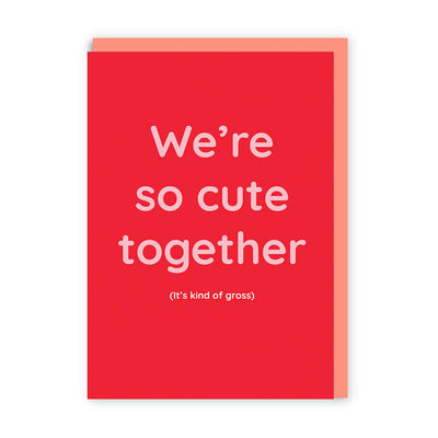 Ohh Deer -  We're so cute together Greeting Card