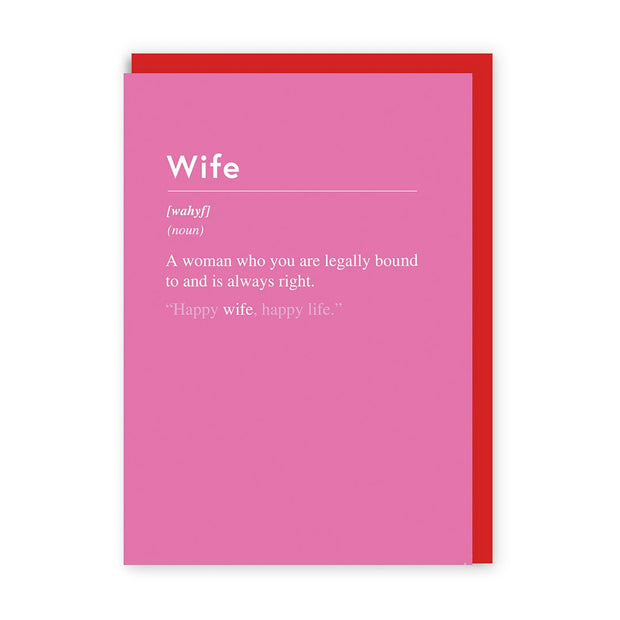 Ohh Deer -  Wife, Always Right Greeting Card