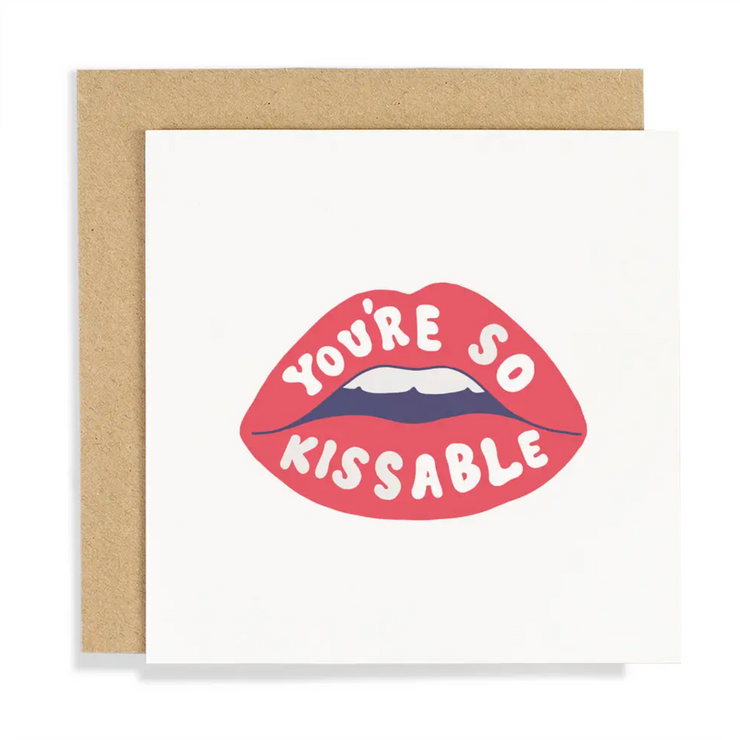 Old English Company - You're So Kissable Type Card