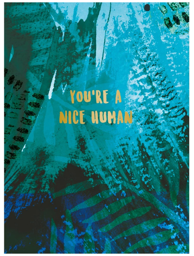 Paper Ninja - You're a Nice Human Greetings Card