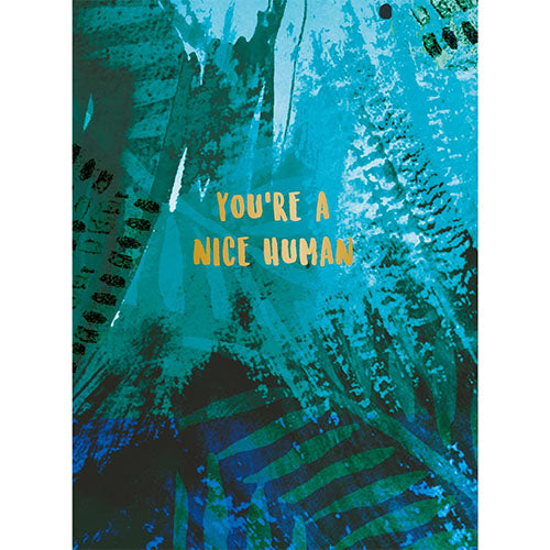 Paper Ninja - 'You're a nice human' Greetings Card