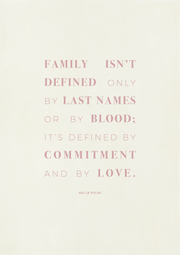TLPS - Commitment and Love Quote Art Print