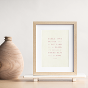 TLPS - Commitment and Love Quote Art Print