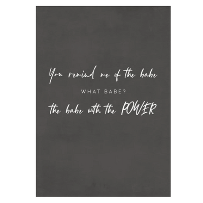 TLPS - 'You Remind me of the Babe - David Bowie' art print