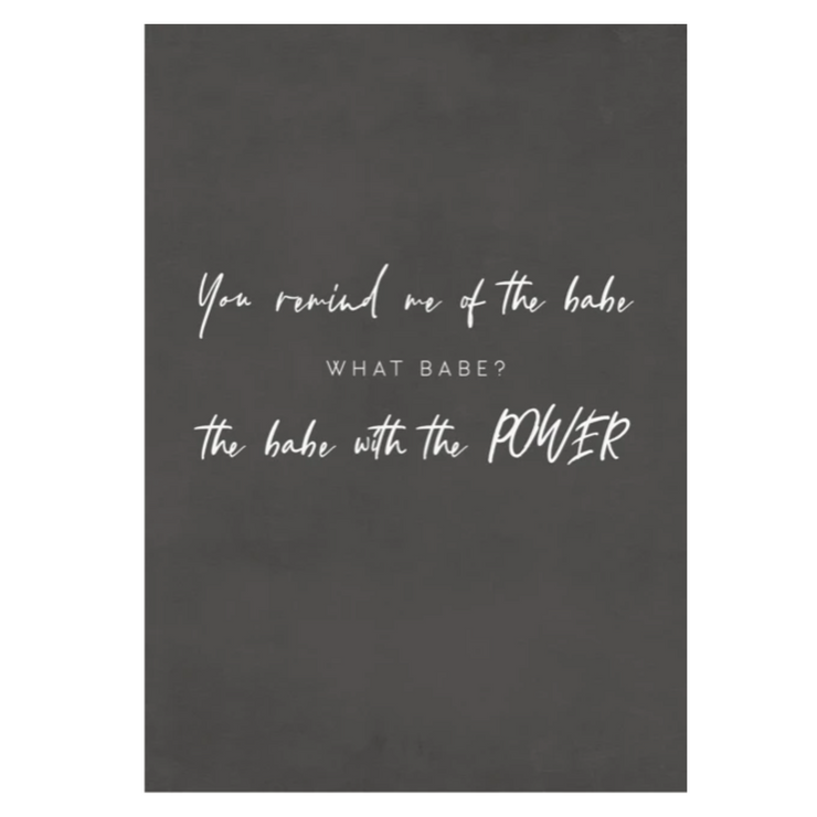 TLPS - 'You Remind me of the Babe - David Bowie' art print